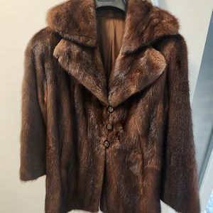 Mink Coat Brown Vintage